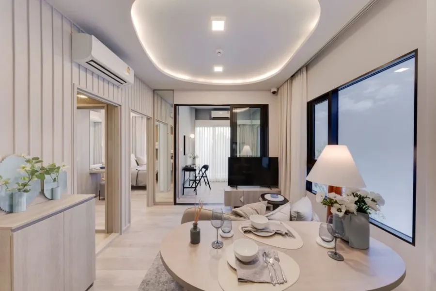 ขายดาวน์ COBE รัชดา-พระราม 9 อาคาร F ชั้น 22 (ชั้นสูง วิวโล่ง) ตึกนี้มี Sky lounge สนใจจองเลย