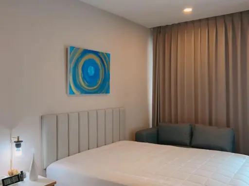 Condo for rent, Knight Bridge Collage Sukhumvit 107, nice room, spacious size, cozy style, good price, hurry to book