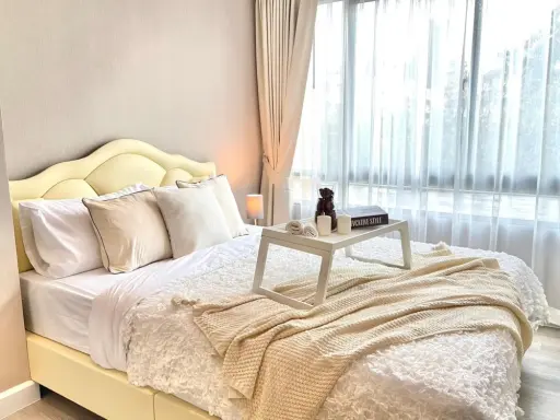 For rent, Metro Luxe Ratchada, 1 bedroom, good furniture. Complete with electrical appliances. Book now, don't delay. images