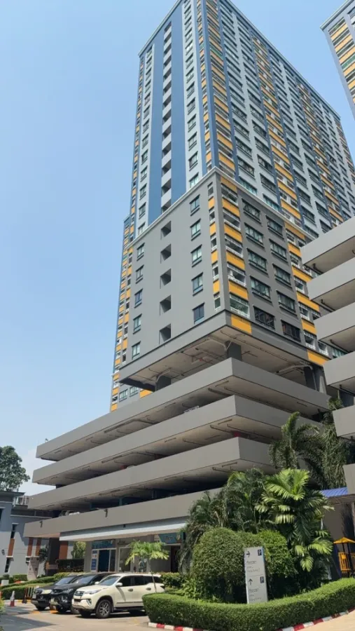 Condo for rent, Lumpini Ville Sukhumvit 77, ready to move in, affordable price. I'm telling you, if you miss out, you'll regret it later.