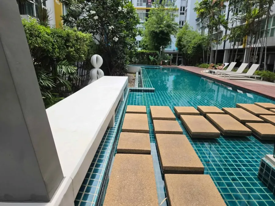 ขาย แอสปาย ศรีนครินทร์ ห้องพร้อมอยู่ เฟอร์ครบ + เครื่องใช้ไฟฟ้าพร้อม จองเลย