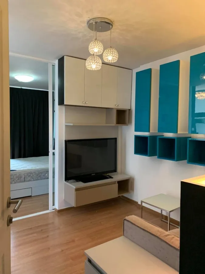 ให้เช่า คอนโด D condo รามคำแหง ชั้น 7 เฟอร์ Buit-In เพียบ ตกแต่งพร้อมเข้าอยู่ จองก่อนได้ก่อน