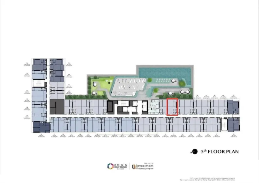 ขายดาวน์ Origin Place Bangna ชั้น 10 วิวตรงสระว่ายน้ำ ทิศตะวันออก ราคาคุ้ม รีบมาจองด่วนๆ