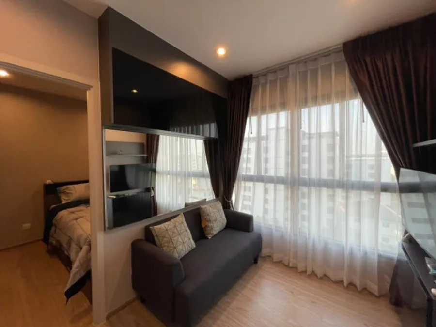 Condo for rent, The Tree Huamark, new room, good location, convenient transportation, ready to move in, near the mall, don't wait!!