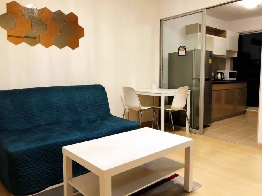 For rent Supalai veranda rama 9 ห้องพร้อมอยุ่ เฟอร์ +เครื่องใชไฟฟ้าครบครัน มาแต่ตัวเข้าอยู่ได้เลย