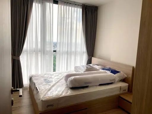 Condo for rent, The Line Wong Sawang, high floor, city view, no building blocks. fully furnished room Ready to move in, book now images