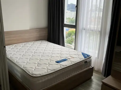 Moniiq condo for rent, Sukhumvit 64, partitioned room Well divided zones, fully furnished, electrical appliances, book now.