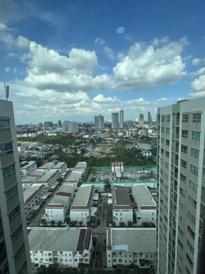For sale, for rent, Lumpini Ville Nakhon In-Riverview, high floor, good view, fully furnished, hurry and reserve now.