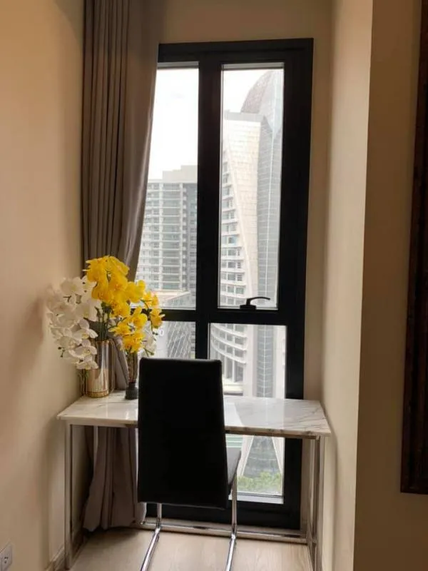 express!! Condo for rent, Ashton Asoke, project near the train, convenient transportation, fully furnished, ready to move in, don't miss !!