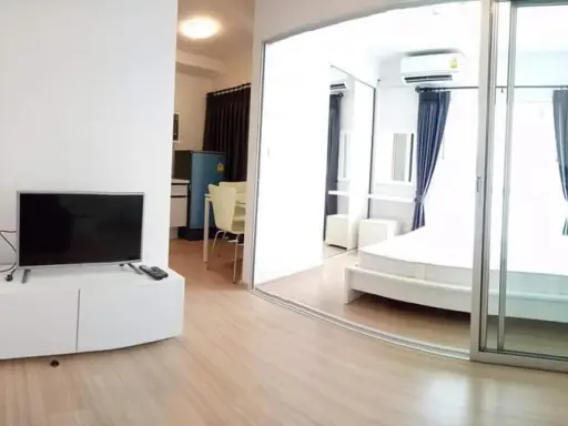 Plum Condo Bangyai Station for rent, fully furnished kitchen and living room Just come in and move in quickly.