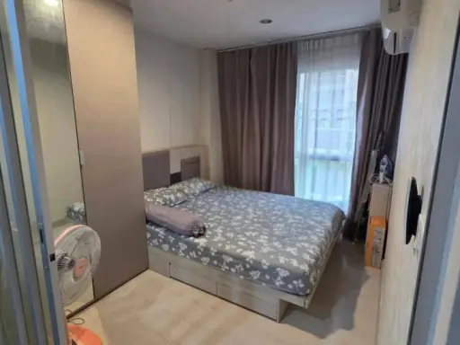 ขาย ให้เช่า Niche id Sukhumvit 113 ห้องน่าอยู่ บิวท์อินเฟอร์นิเจอร์อย่างดี ติดวอลเปเปอร์คุมโทน จองเลย