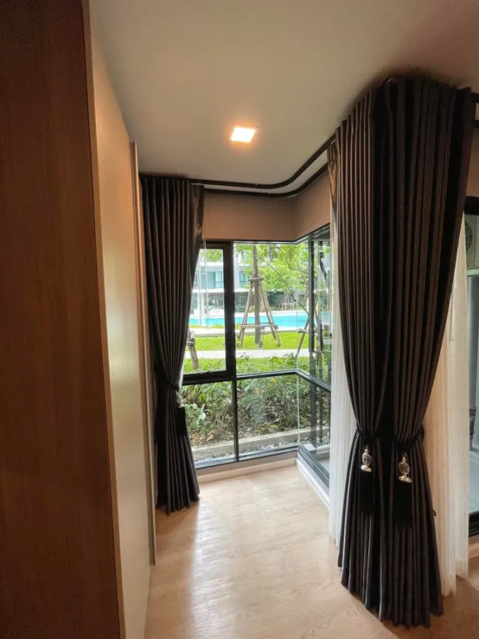 ให้เช่า Kave Town Shif ห้องใหญ่ขนาด 28 ตร.ม ได้วิวสระแจ่มๆ มีทุกอย่างครบ สนใจรีบจองเลยก่อนหลุดมือ