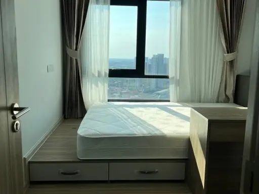 For rent: Altitude Unicorn Sathorn - Tha Phra, 1 bedroom, 1 bathroom, good location, beautiful view from high floor, fully furnished, reserve now!