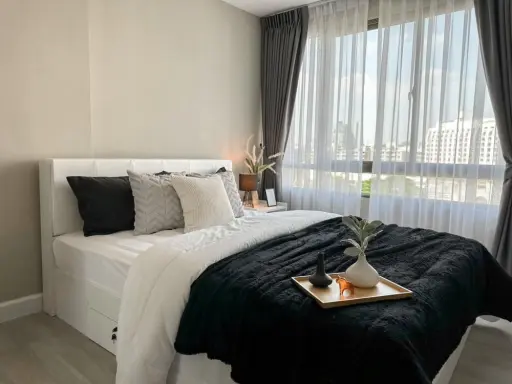 For rent, Metro Luxe Ratchada, beautiful room, fully furnished + electrical appliances, ready to move in. You can reserve first. images