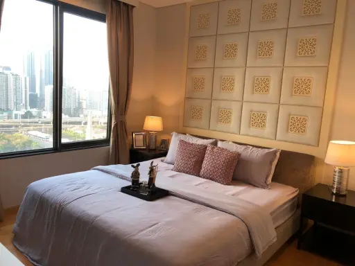 Villa Asoke for rent, beautiful room, luxury Ready to move in, 2 floors, giving the feeling of being in a house for urgent rent