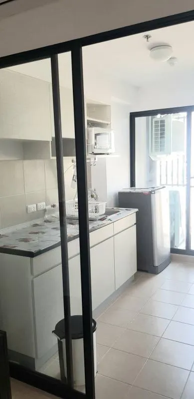 For rent, Supalai Loft, Talat Phlu Station, 14th floor, north side, ready to move in, fully furnished, price, book now.
