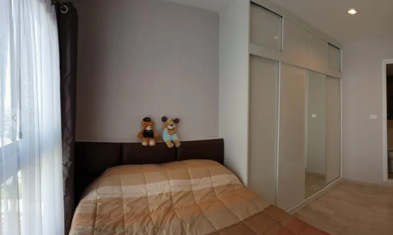 ขายด่วน Plum Condo Ramkhamhaeng Station เตียงไซด์ใหญ่สุดอลังการ นอนหลับสบาย ใครๆก็ชอบ