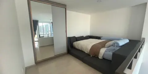 ให้เช่าคอนโด ไนท์บริดจ์ พหลโยธิน อินเตอร์เชนจ์ 1 bed duplex deluxe ชั้นสูงได้วิวดี รีบมาจับจอง