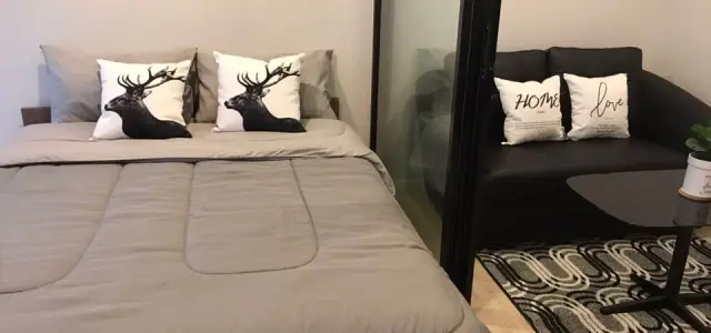 ห้องสวยเวอร์ เฟอร์ครบ จัดเต็ม ช้าอดหมดฟินนะจ๊ะ ให้เช่า kave Condo คอนโดฝั่งตรงข้าม ม.กรุงเทพ images