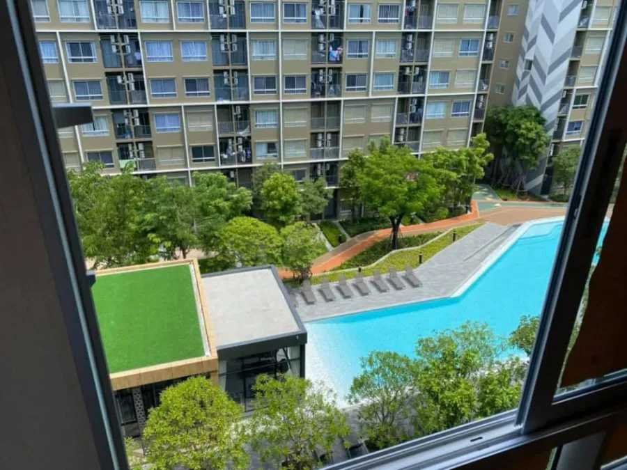 คุณพระ ห้องสวย วิวแจ่มมาก น่าอยู่สุดๆ มีทุกอย่างครบ จองเลยที่ Plum Condo Rangsit Alive 1 ให้เช่า