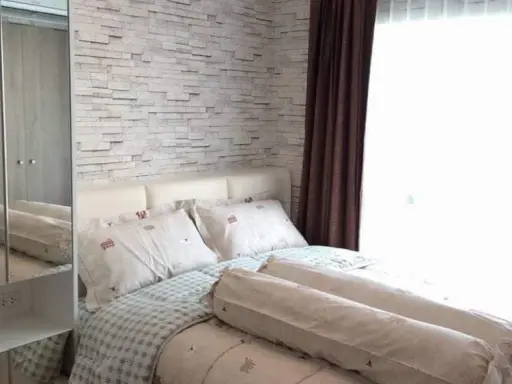 For Sale Lumpini Nawamin Sriburapha Beautiful room high floor with built-in furniture, don't miss it