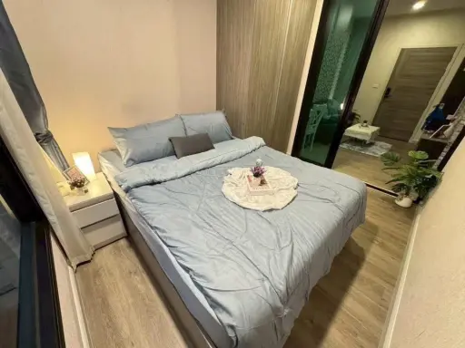 Urgent sale!! Notting Hill Condo, Sukhumvit 105, beautifully decorated room, good wallpaper, best price, don't miss it!! Condo for sale, Notting Hill