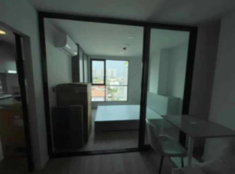 Urgent sale!! Condo Atmoz Ladprao 15, corner room, Building A, view overlooking the Elephant Building, fully furnished, ready to move in, book now!!