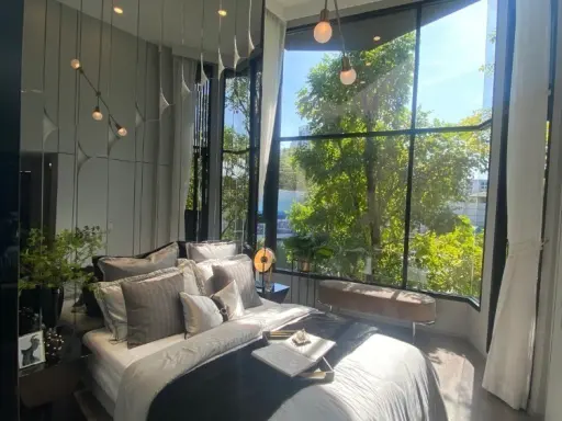 Selling down payment on Knightsbridge Space Rama 4 project, Duo Space room, ceiling height 4.2 m. Hurry and reserve now.