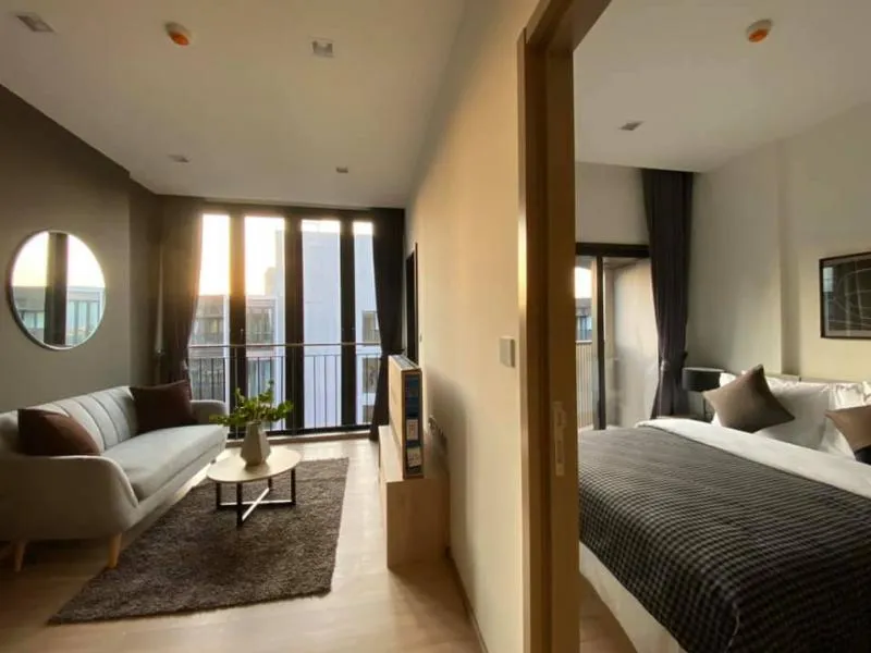 Urgent sale, The Line Asoke-Ratchada, very good, luxury, fully furnished, furniture + electrical appliances, ready to move in