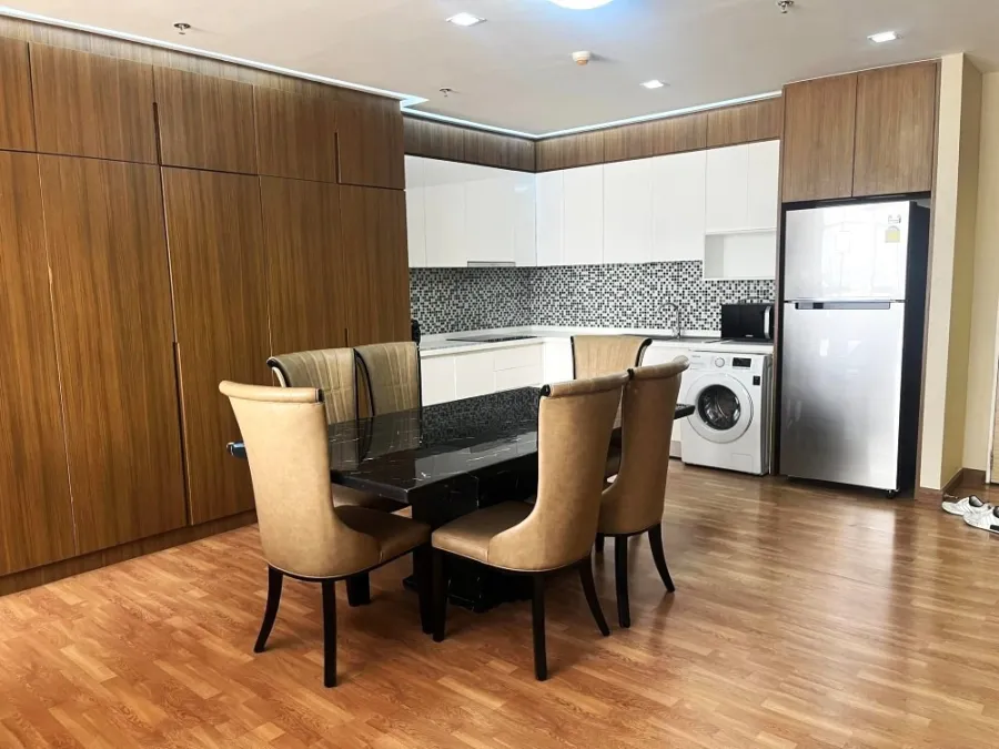 Sell The Coast Bangkok, Sukhumvit-Bangna, clear view, duplex room, 3 bedrooms, can live with friends and have a full kitchen. Book now. ​
