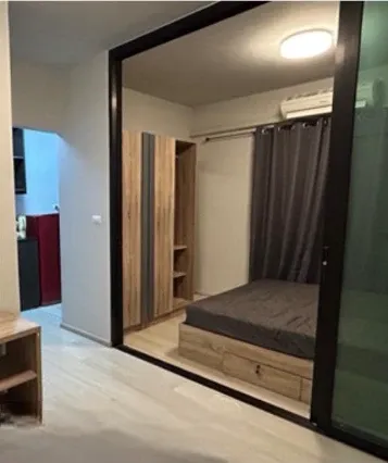 For rent: Unio Ramkhamhaeng-Serithai, fully furnished, special offer: refrigerator, washing machine, sofa, ready to move in.