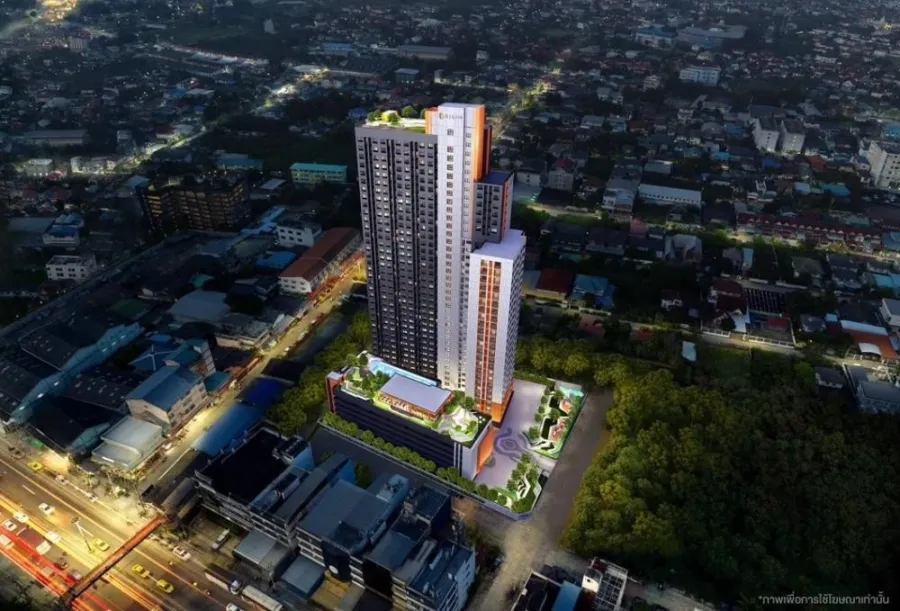 ปล่อยเช่าคอนโด The Origin Sukhumvit-Praksa ห้องเปล่า ชั้น 11 วิวสระว่ายน้ำ ราคาอย่างโดน มาจองเลย