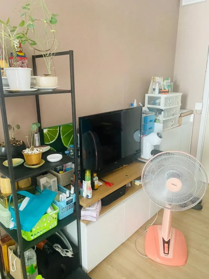 For sale: Plum Condo Phahonyothin 89. Facilities ready, fully furnished. You can reserve now.