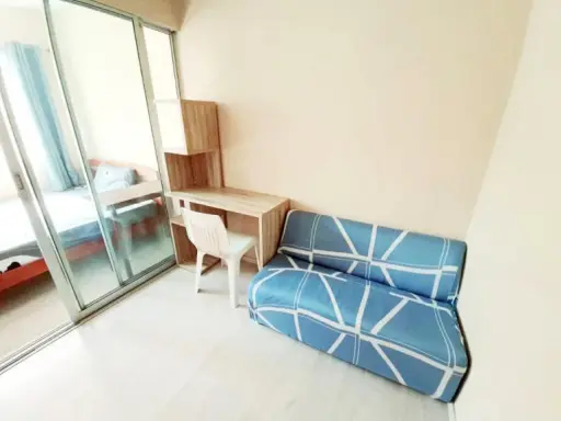 เช่า/ ขาย Plum condo Park Rungsit เฟส1 ตึก A ชั้น3 มีเครื่องซักผ้า เฟอร์ครบพร้อมอยุ่ 