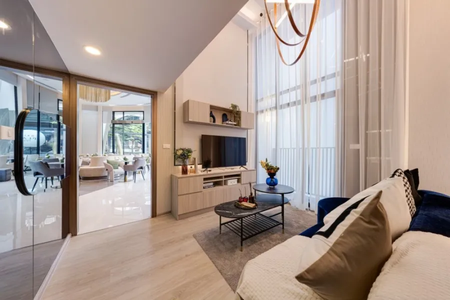 Selling down payment Condo Origin Place Phetkasem, corner room with privacy, high floor, doesn't block the view, hurry and reserve before you miss out