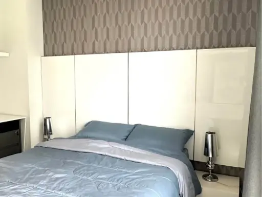 For rent: Rhythm Ekkamai, private corner location with garden view, fully furnished, book now!