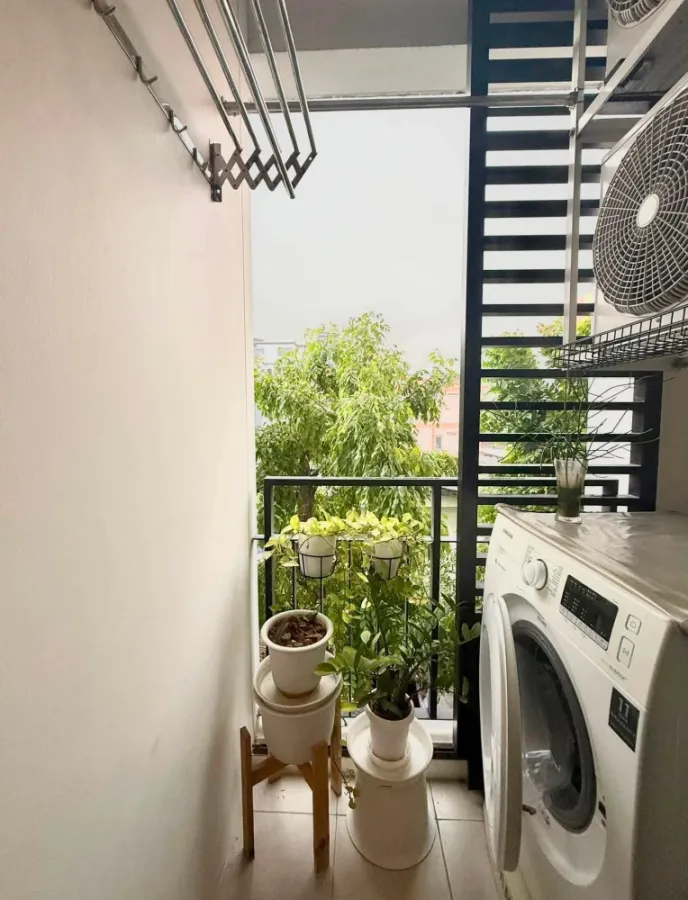 Selling Aspire Asoke - Ratchada, Building E, 3rd floor. Bright and comfortable room, very livable. Book quickly!