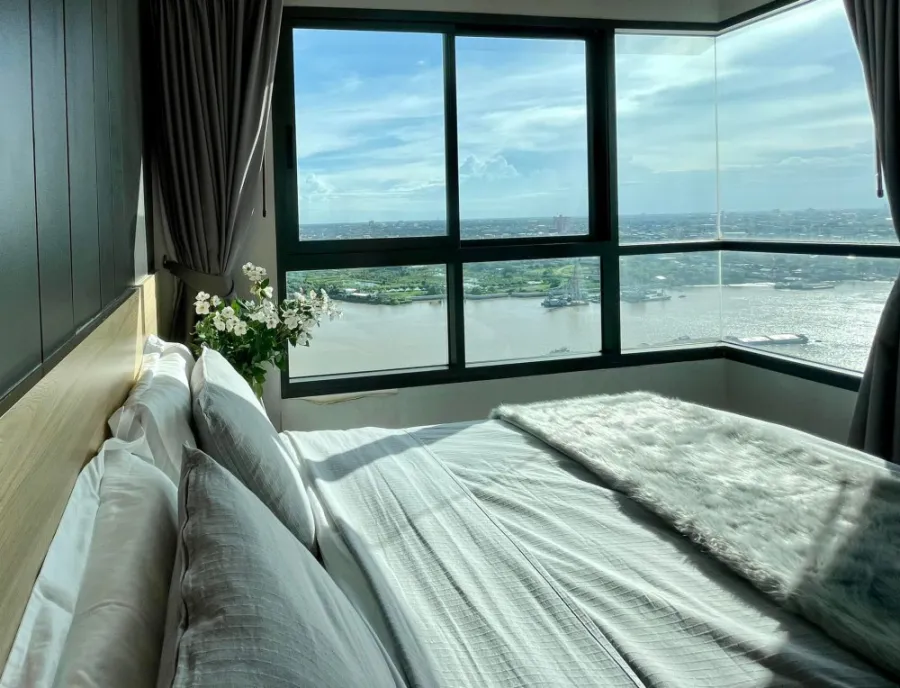 Condo for sale or rent U Delight Residence Riverfront Rama 3, 29th floor, good view, 2 bedrooms, ready to move in. Book now.