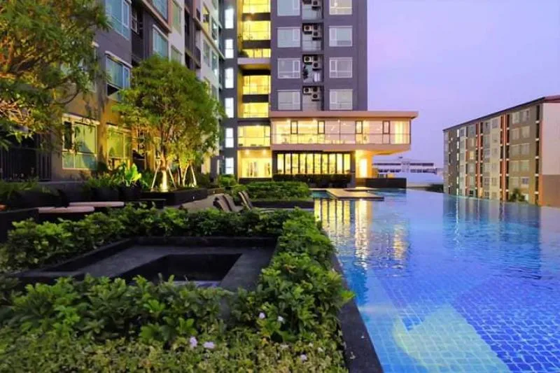 For sale ฟิวส์ เซนเซ่ บางแค ห้องชั้น 1 วิวสระว่ายน้ำ เฟอร์นิเจอร์ครบ พร้อมเข้าอยู่ ห้ามพลาด จองเลย