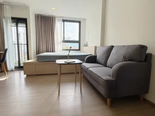 For rent: The Muve Pradipat, 7th floor. Beautiful view, no obstructing buildings, quiet and peaceful. Fully furnished with appliances. Book now! images