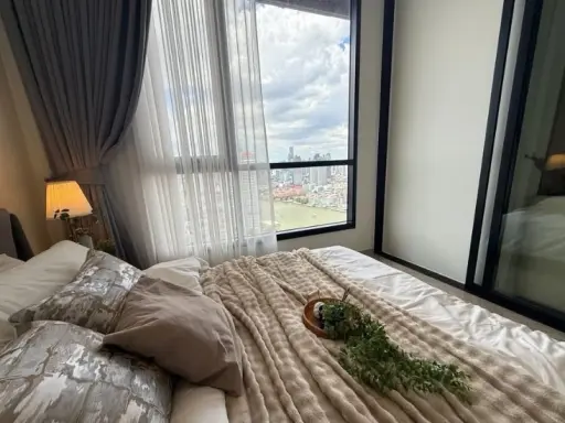 For rent: Chapter Charoennakhon-Riverside, high floor, beautiful view, fully furnished. Book now! images