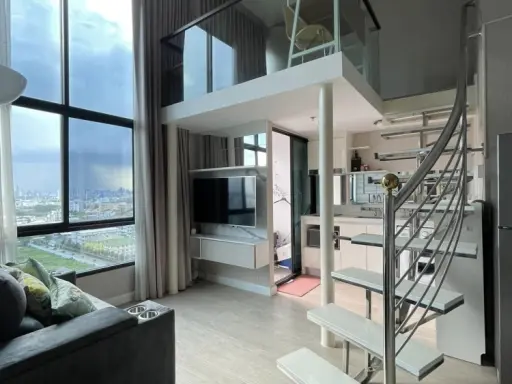 Condo for sale, rent, The sky sukhumvit, Moft room, high ceiling, open, fully furnished here. You can't miss it, book now.