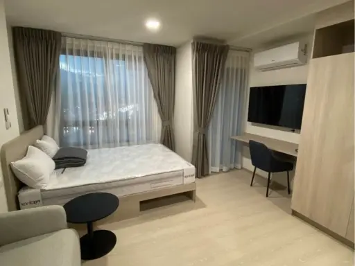 ให้เช่า ดีคอนโด ไฮป์ รังสิต ห้อง Studio ห้องริมสุดทิศเหนือ เงียบมาก เหมาะกับการพักผ่อน สนใจจองเลยจ้า