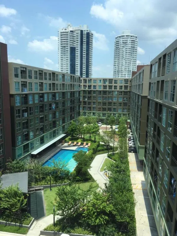 -เช่า lumpini place bangna km.3 ชั้น7 ตึกC ห้องสวยสะอาด เฟอร์ครบ บิล้ท์อินแน่น พร้อมอยู่ทันที