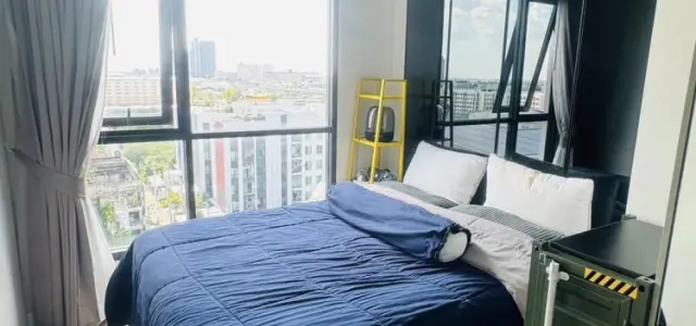 ให้เช่า ไนท์บริดจ์ คอลลาจ สุขุมวิท 107 ห้องมุม แต่งบิ้วท์อินสไตล์ industrial loft ออกแบบมาอย่างดี images