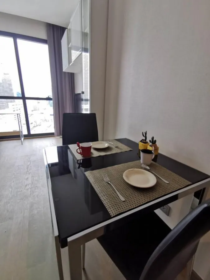 Sale, rent, Ashton Chula Silom 1, come here 1 queue, beautiful decoration, icon view, complete with electrical appliances, interested, hurry up