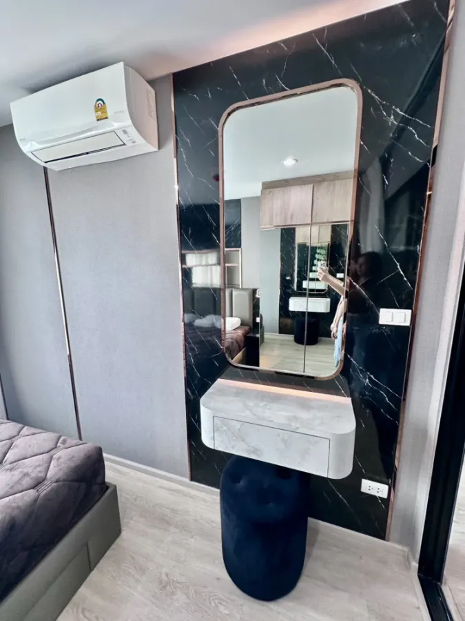 ขาย Hi Condo Sukhumvit 93 ห้องหัวมุม หัวเตียงไม่ติดห้องอื่น หลังบ้านไม่โดน block view ตกแต่งครบ จองเลย