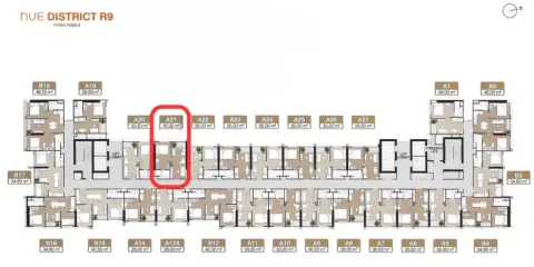 ขายดาวน์ Noble NUE District R9 ตำแหน่งห้องดี วิวสวย ไม่บล็อก ไม่ติดห้องขยะ ห้องไฟ หรือทางหนีไฟ ต้องจอง