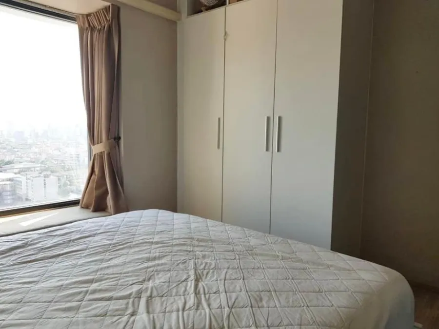 Condo for rent, Fuse Mobius Ramkhamhaeng Station, beautiful room, pool view, ready to move in, convenient transportation, don't miss it!!