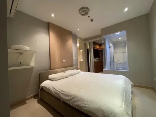 For rent: Ideo Mix Sukhumvit 103, fully furnished with built-in furniture, spacious room, suitable for a family.